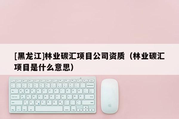 [黑龍江]林業(yè)碳匯項(xiàng)目公司資質(zhì)（林業(yè)碳匯項(xiàng)目是什么意思）