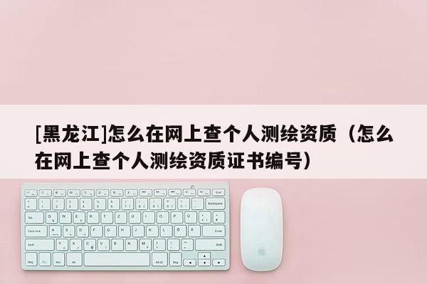 [黑龍江]怎么在網(wǎng)上查個(gè)人測繪資質(zhì)（怎么在網(wǎng)上查個(gè)人測繪資質(zhì)證書編號）