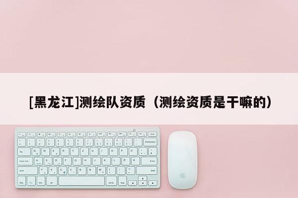 [黑龍江]測繪隊(duì)資質(zhì)（測繪資質(zhì)是干嘛的）